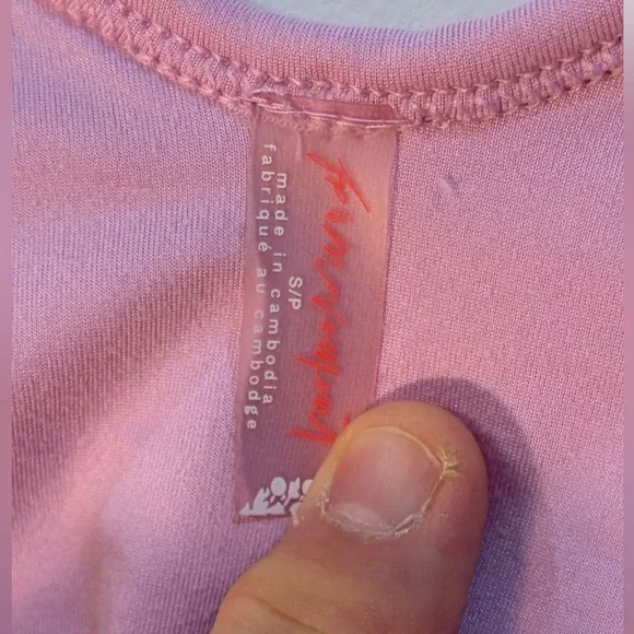 FP Movement by Free People Pink Ruched Top - Picture 2 of 3